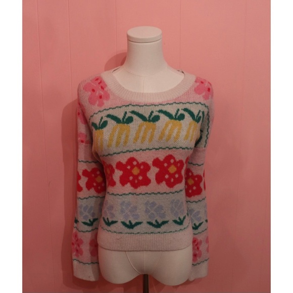 Debut Multicolor Floral Sweater - Picture 2 of 5